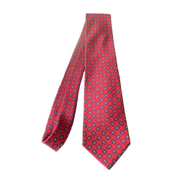 Pre Owned Men’s Jos A. Bank Clothiers Tie Neck Tie Necktie All Silk Handmade - Picture 1 of 5
